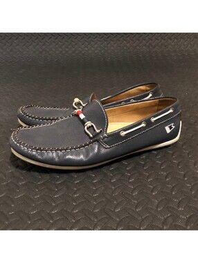 Riomar Men's Navy The Waterman  Boat Shoes Size 10.5 / 43.5